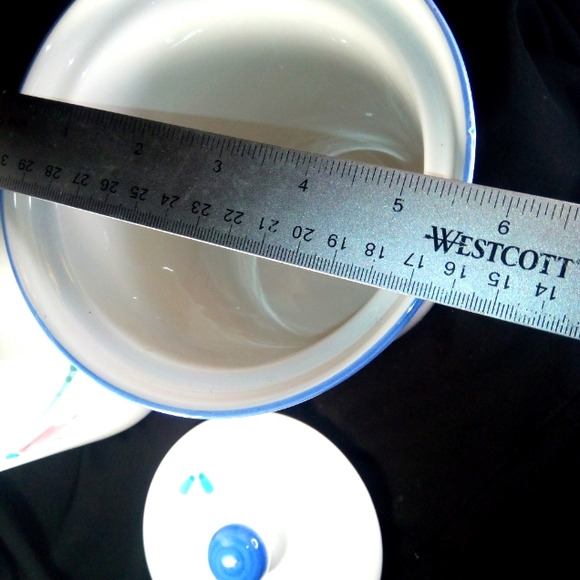 Hand Painted Ceramic Canister Group - Picture 13 of 13